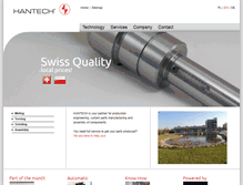 Tablet Screenshot of hantech-engineering.com